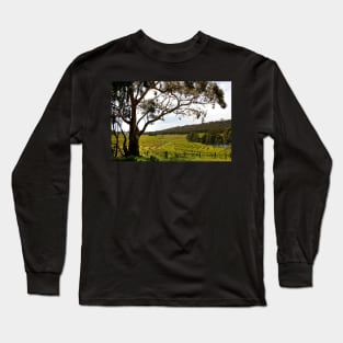 Vineyard Landscape in Springtime Long Sleeve T-Shirt